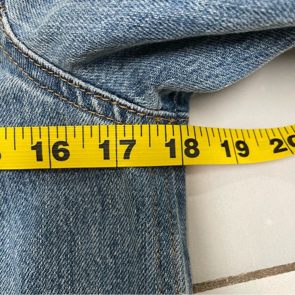 Levi’s Embroidered Jean Jacket Shark Rainbow California Dreamin Peace Size S - Picture 10 of 12